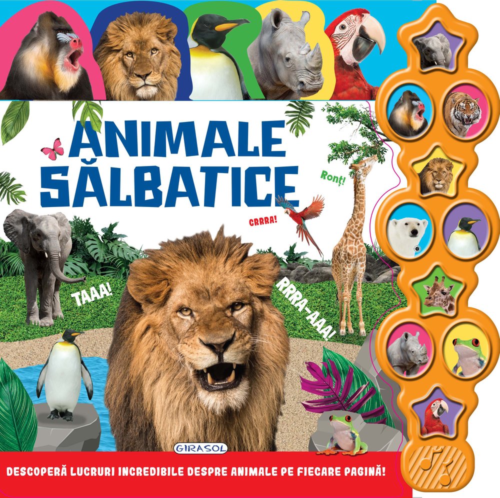 Carte cu sunete - Animale salbatice