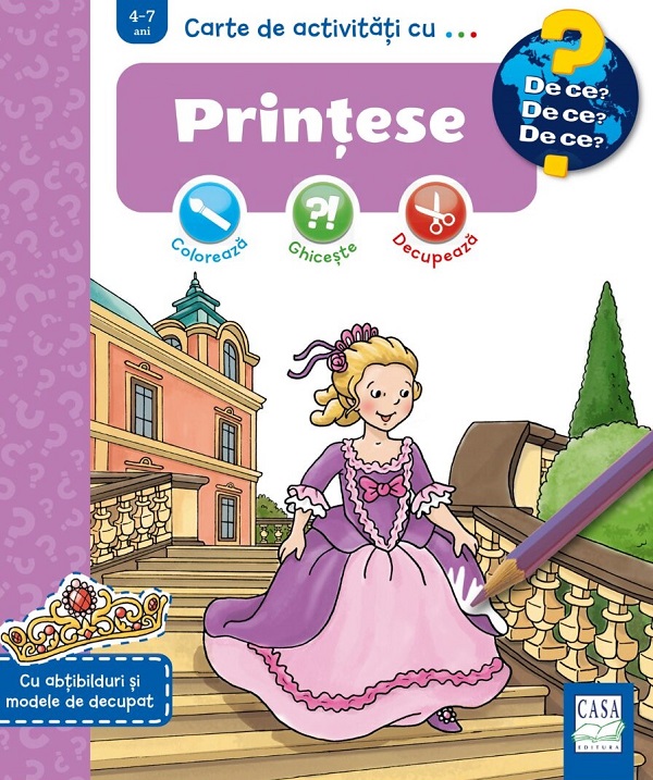 Carte de activitati cu .... Printese