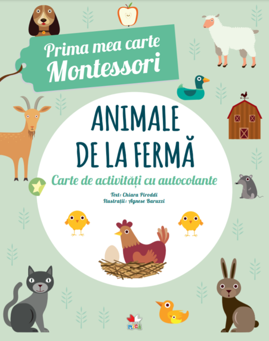 CARTE DE ACTIVITATI MONTESSORI. Animale de la ferma