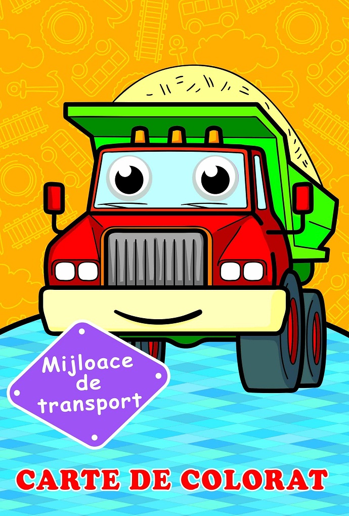 Carte de colorat Mijloace de transport