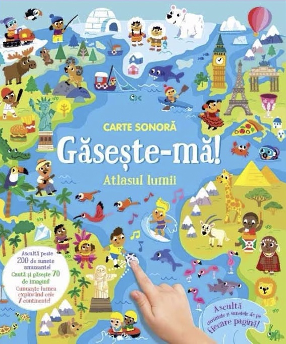 Carte sonora . Gaseste -ma Atlasul lumii