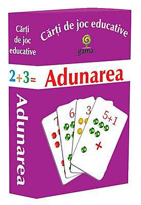 Adunarea. Carti de joc educative