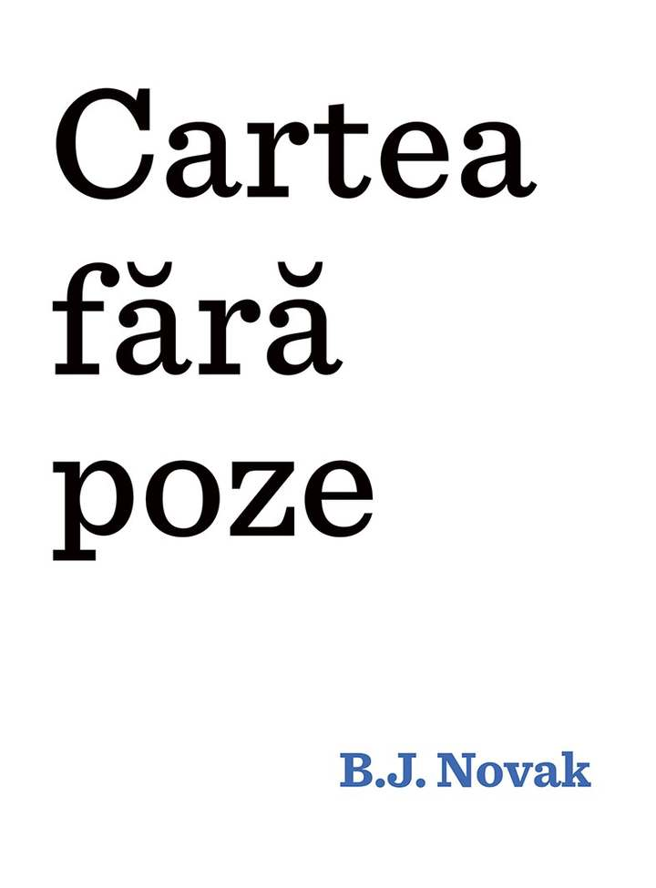 Cartea fara poze