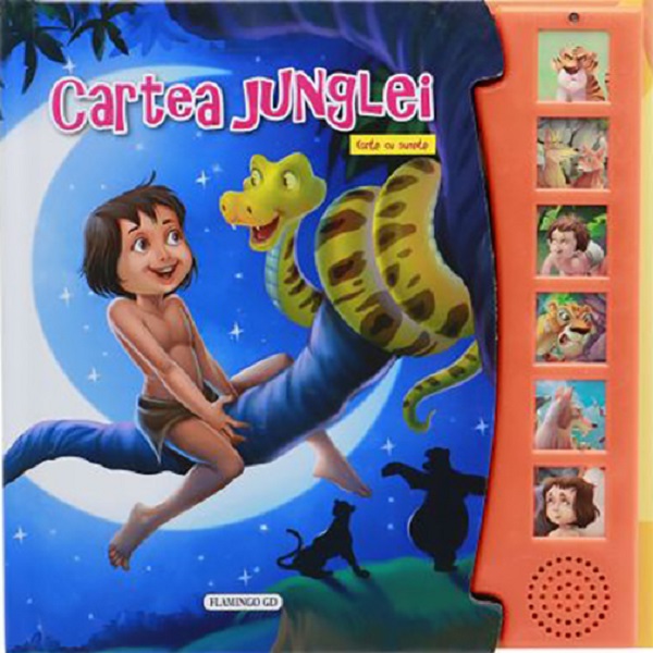 Cartea Junglei Carte cu sunete