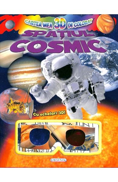 Cartea mea 3D de colorat - Spatiul cosmic