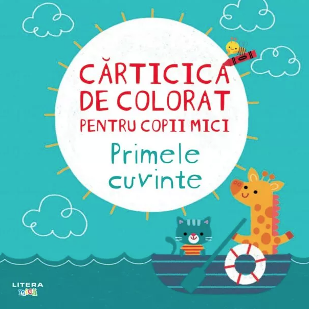 CARTICICA DE PICTAT PENTRU COPII MICI. PRIMELE CUVINTE