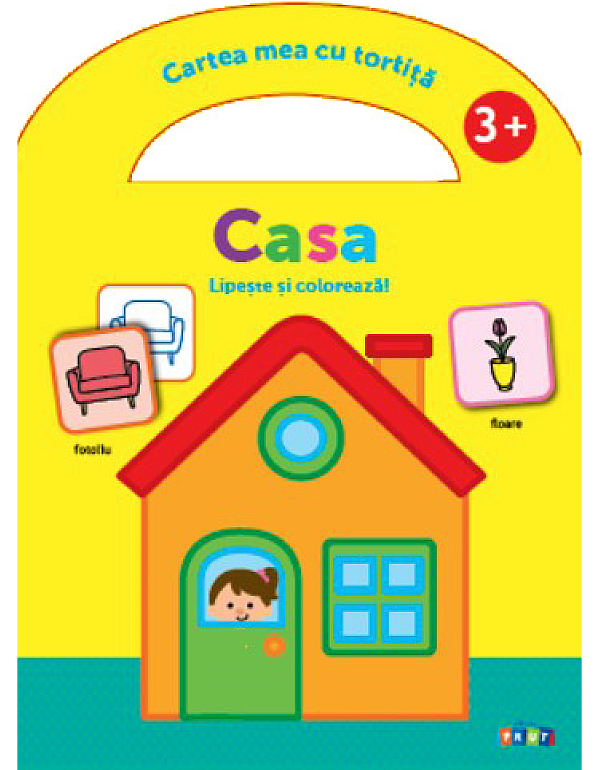 Casa 3+ lipeste si coloreaza