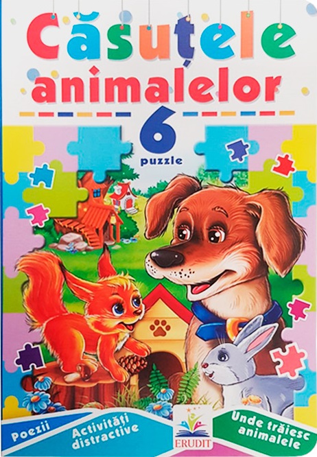 CASUTELE ANIMALELOR + 6 PUZZLE