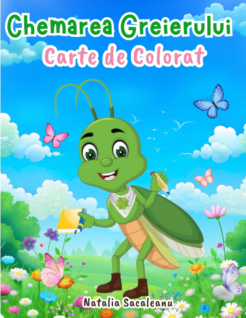 Chemarea Greierului carte de colorat