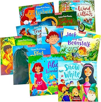 Children Classic Fairytale Bed Time Stories Adventure 10 Picture Books Collection Set