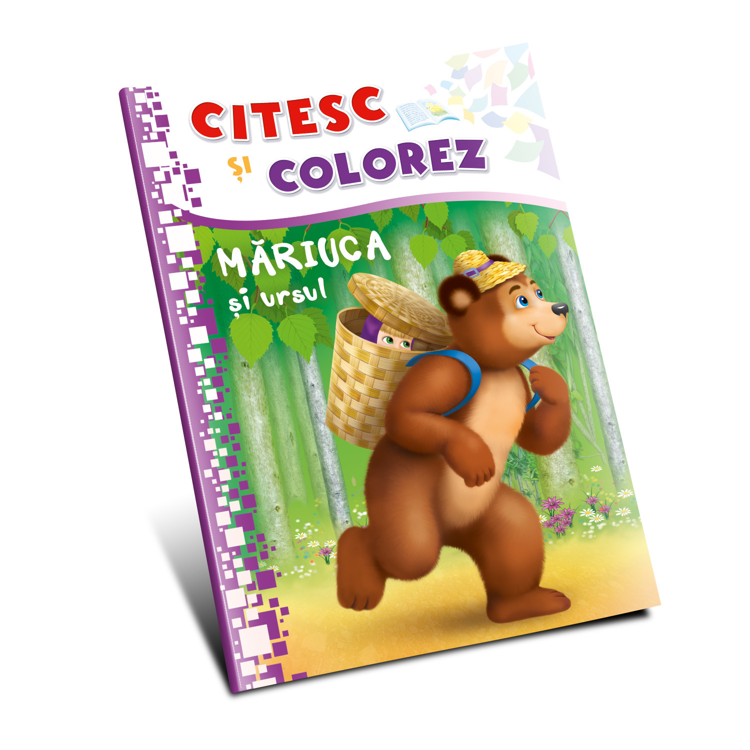 Citesc si colorez. Mariuca si ursul (nou)