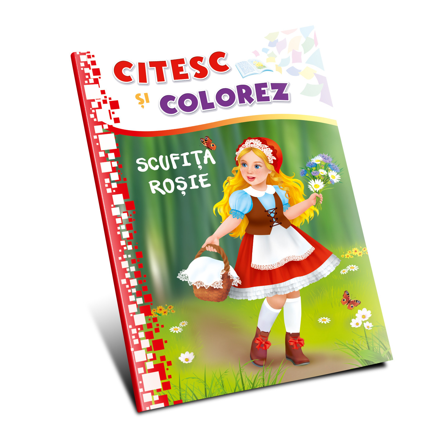 Citesc si colorez. Scufita rosie (nou)