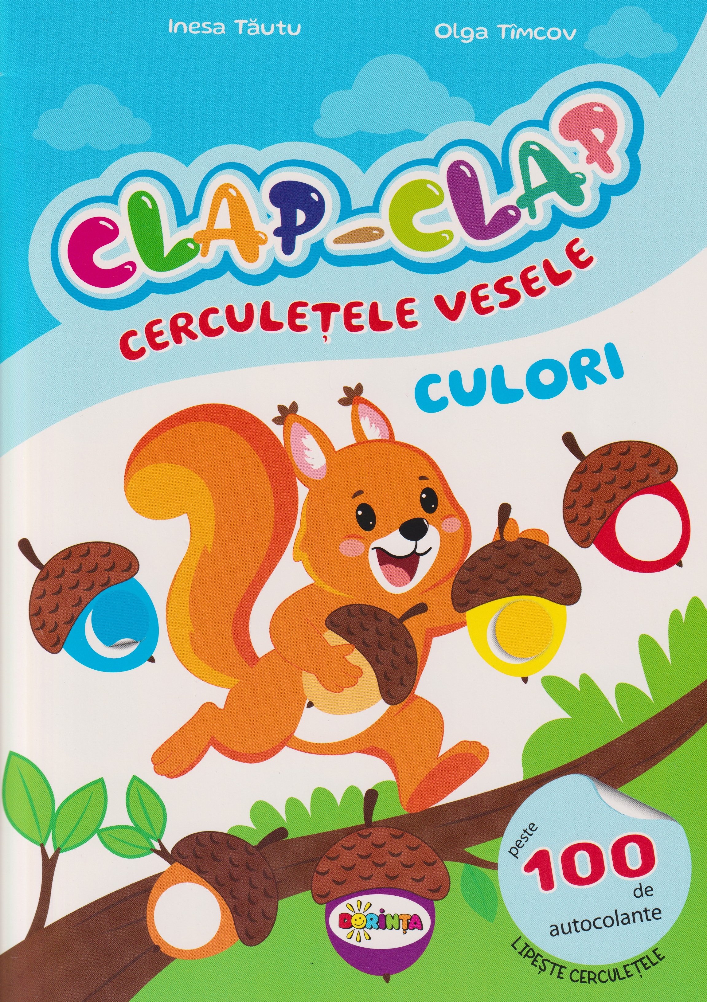 Clap - Clap cerculete vesele. Culori