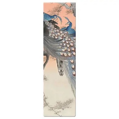 Classics Magnetic Bookmarks: Two Peacocks