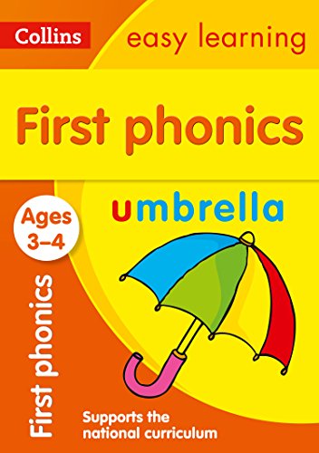 Collins Easy Learning: First Phonics (Ages 3-4)
