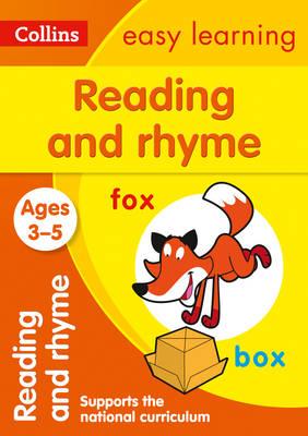Collins Easy Learning Preschool: Reading and Rhyme Ages 3-5