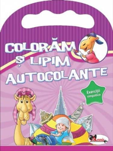 Coloram si lipim autocolante (mov)