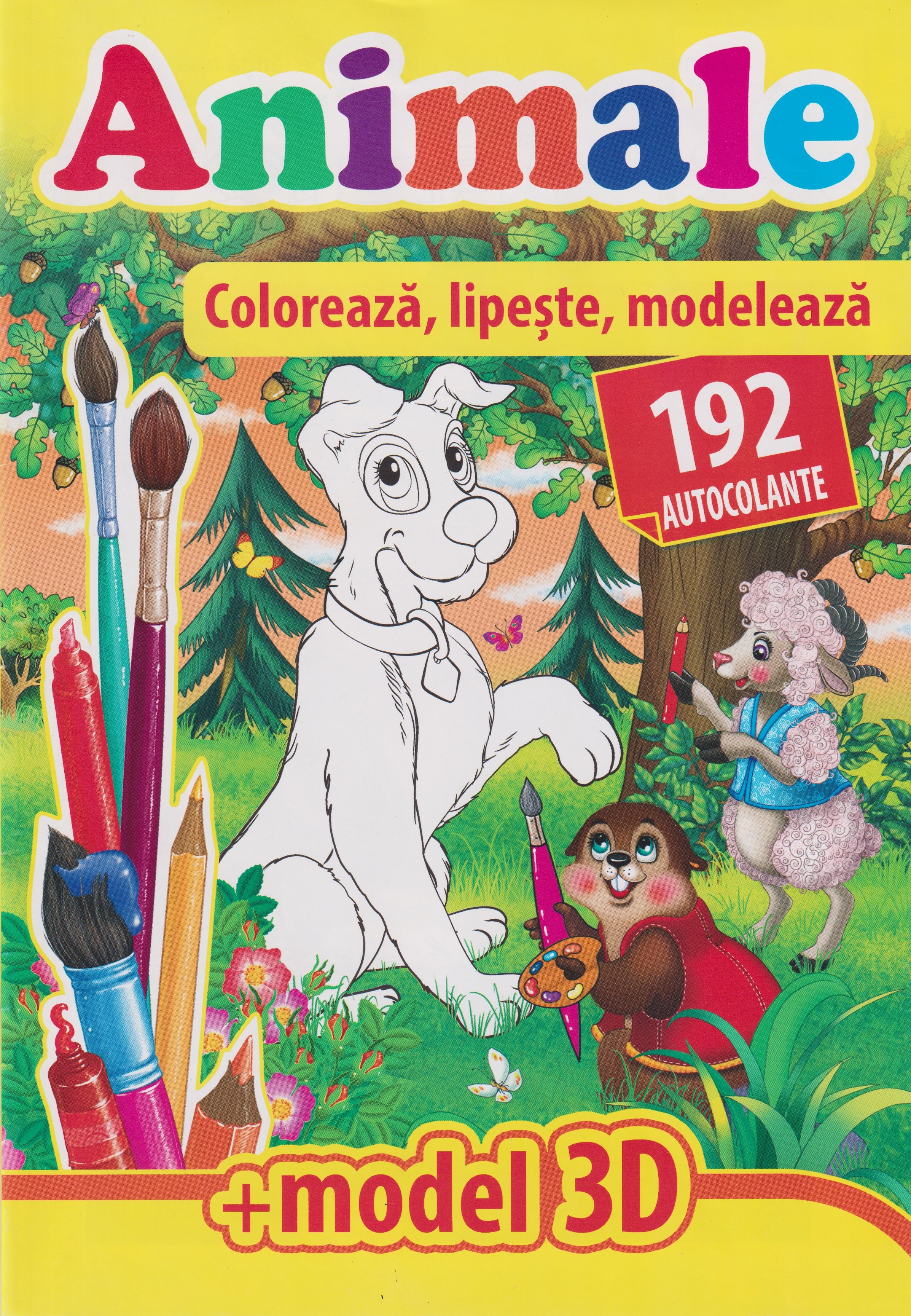Coloreaza lipeste-Animale