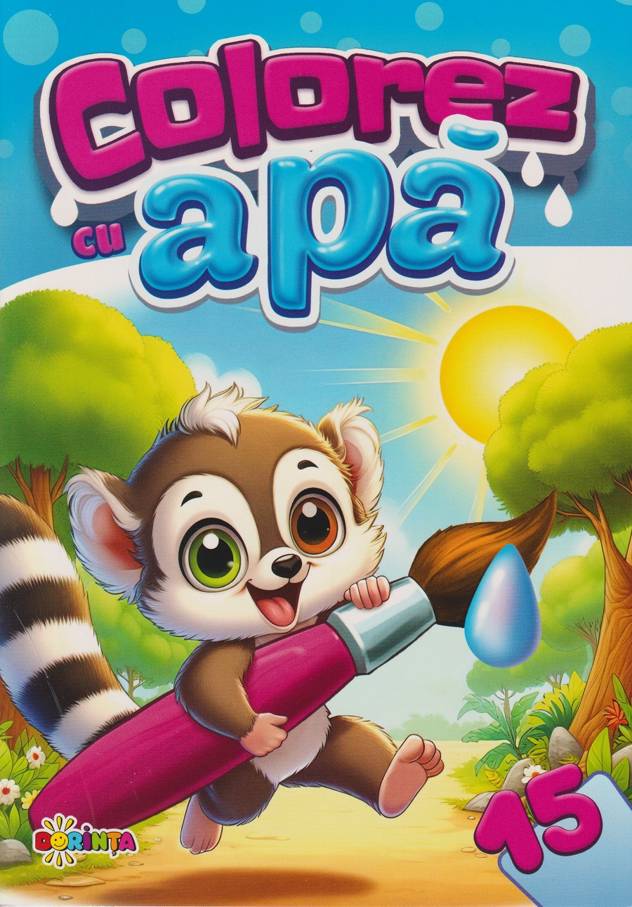 Colorez cu apa : 15 (Lemur)