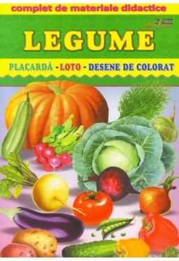 Complet.Legume.Placarda-Loto-Desene de colorat