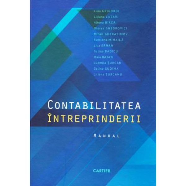 Contabilitatea intreprinderii. Manual.