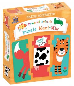 Creeaza animale - Puzzle MaxiMix