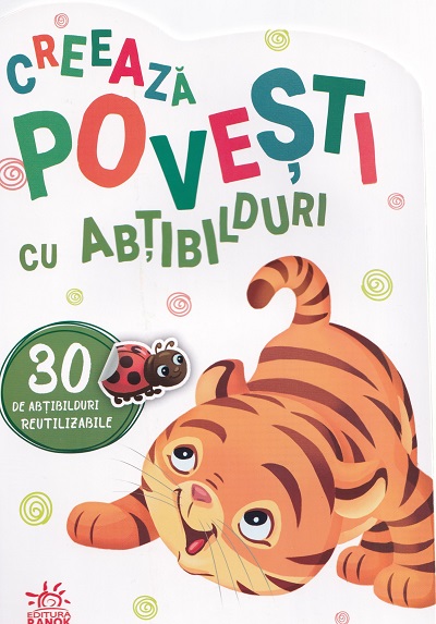 Creeaza povesti cu abtibilduri: Puiul de tigru