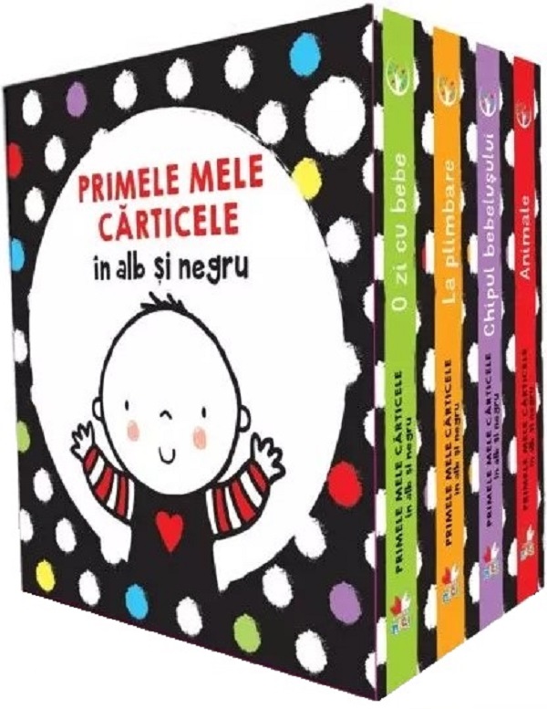 CUTIE. BEBE INVATA. PRIMELE MELE CARTICELE IN ALB SI NEGRU