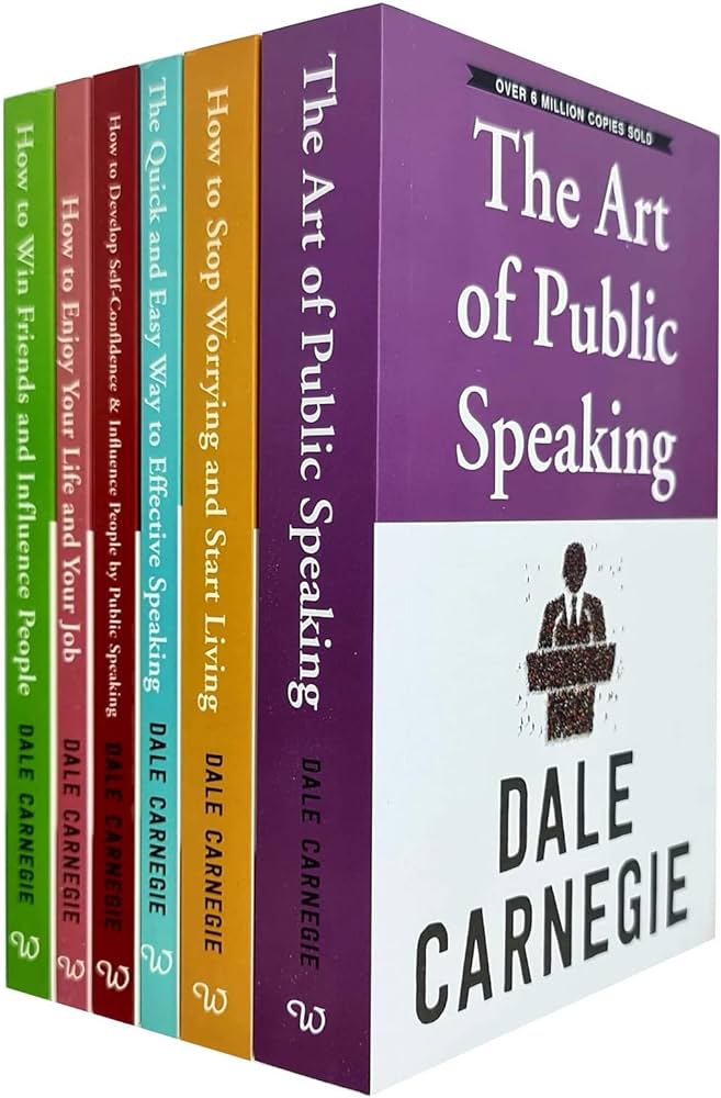 Dale Carnegie Personal Development 6 Books Collection Set