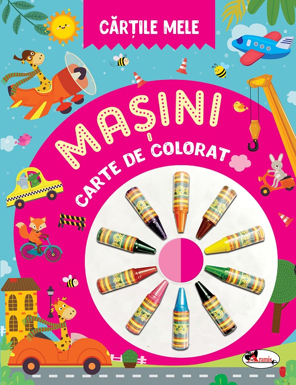 Cartile mele de colorat. Masini