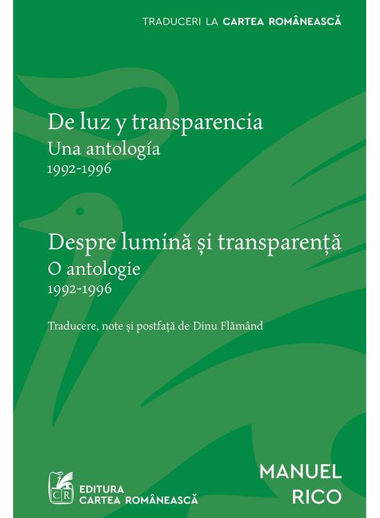 Despre lumina si transparenta. De luz y transparencia ( editie bilingva)