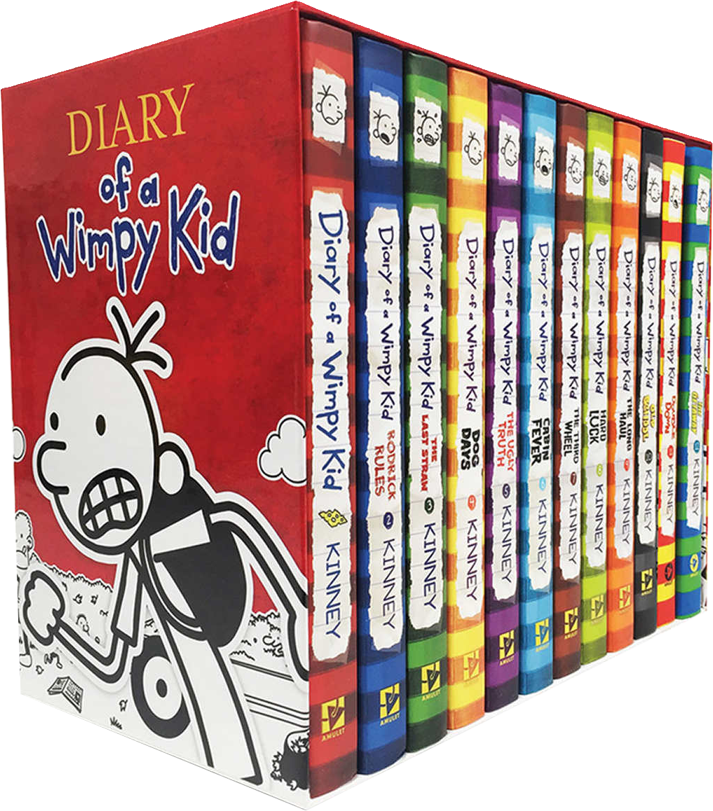 Diary Of A Wimpy Kid  Collection 12 Books Set By Jeff Kinney