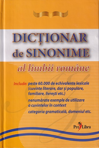 Dictionar de sinonime brosat.