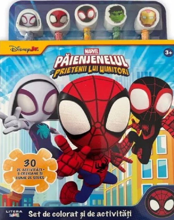 DISNEY MARVEL. PAIENJENELUL SI PRIETENII LUI UIMITORI. SET DE PICTAT SI DE ACTIVITATI