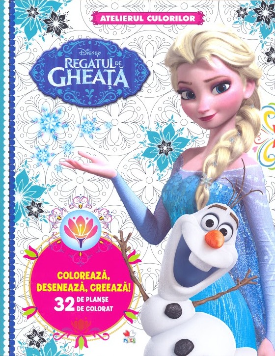 Disney. Regatul de Gheata. Atelierul culorilor