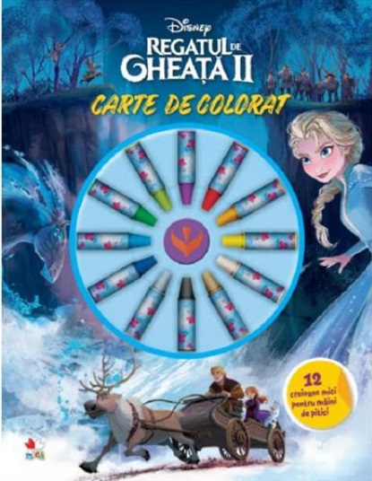 DISNEY. REGATUL DE GHEATA II. Carte de colorat.