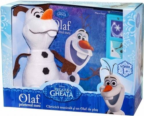 Disney. Regatul de gheata. Olaf prietenul meu. Carticica muzicala si un olaf