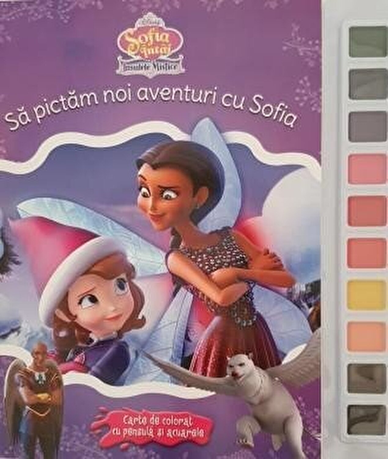 DISNEY. SOFIA INTAI. Insulele mistice. Sa pictam noi aventuri cu Sofia.