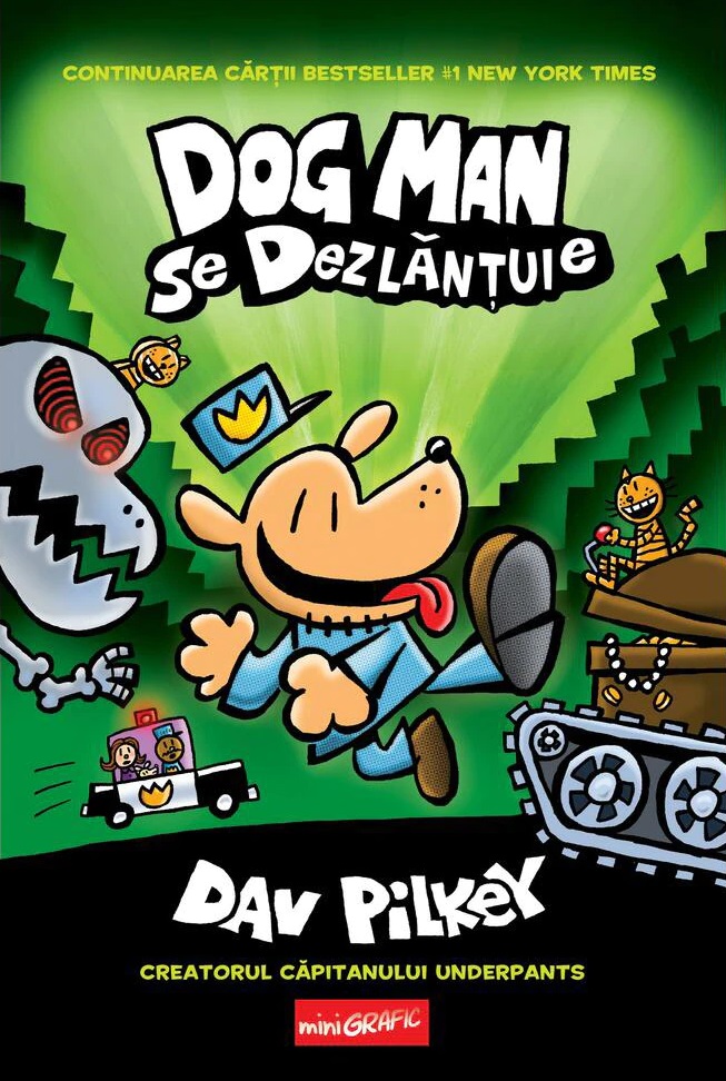 Dog Man  2.  Dog Man se dezlantuie