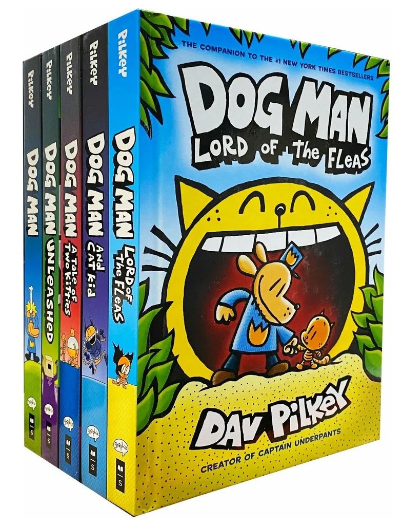 Dog Man Series 1-5 Books Collection Set
