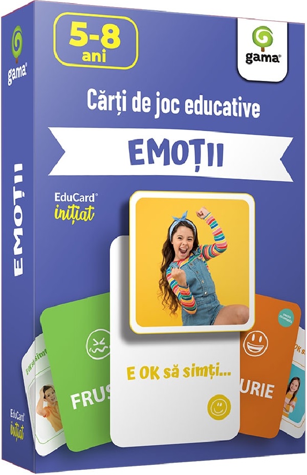 E OK sa simti... Emotii. Carti de Joc Educative