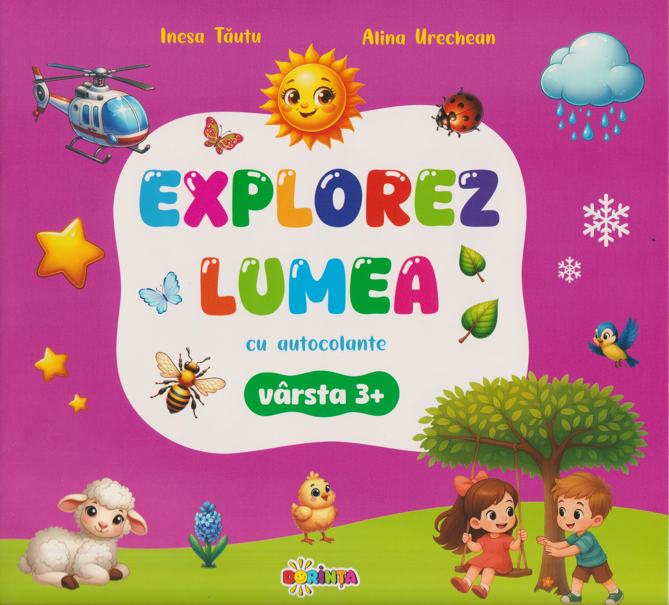 Explorez Lumea cu Autocolante 3+