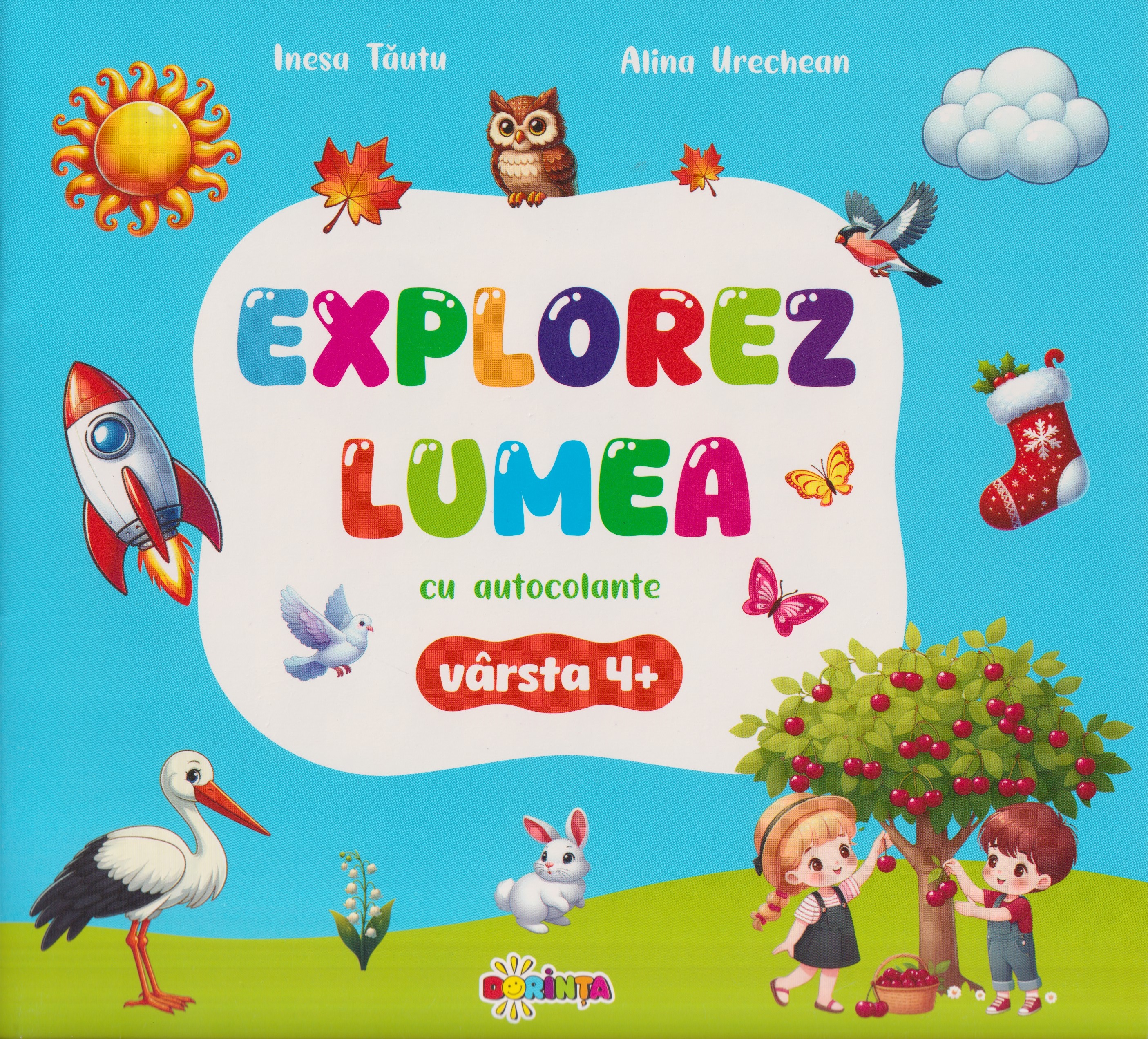 Explorez lumea cu autocolante: varsta 4+