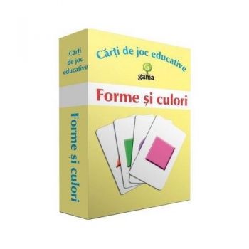 Forme si culori. Carti de joc educative