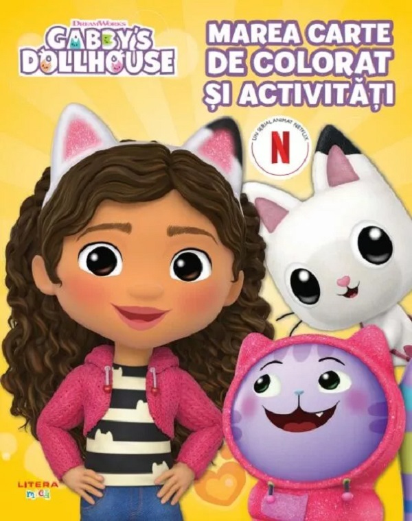 GABBYS DOLLHOUSE. MAREA CARTE DE DESENAT SI ACTIVITATI