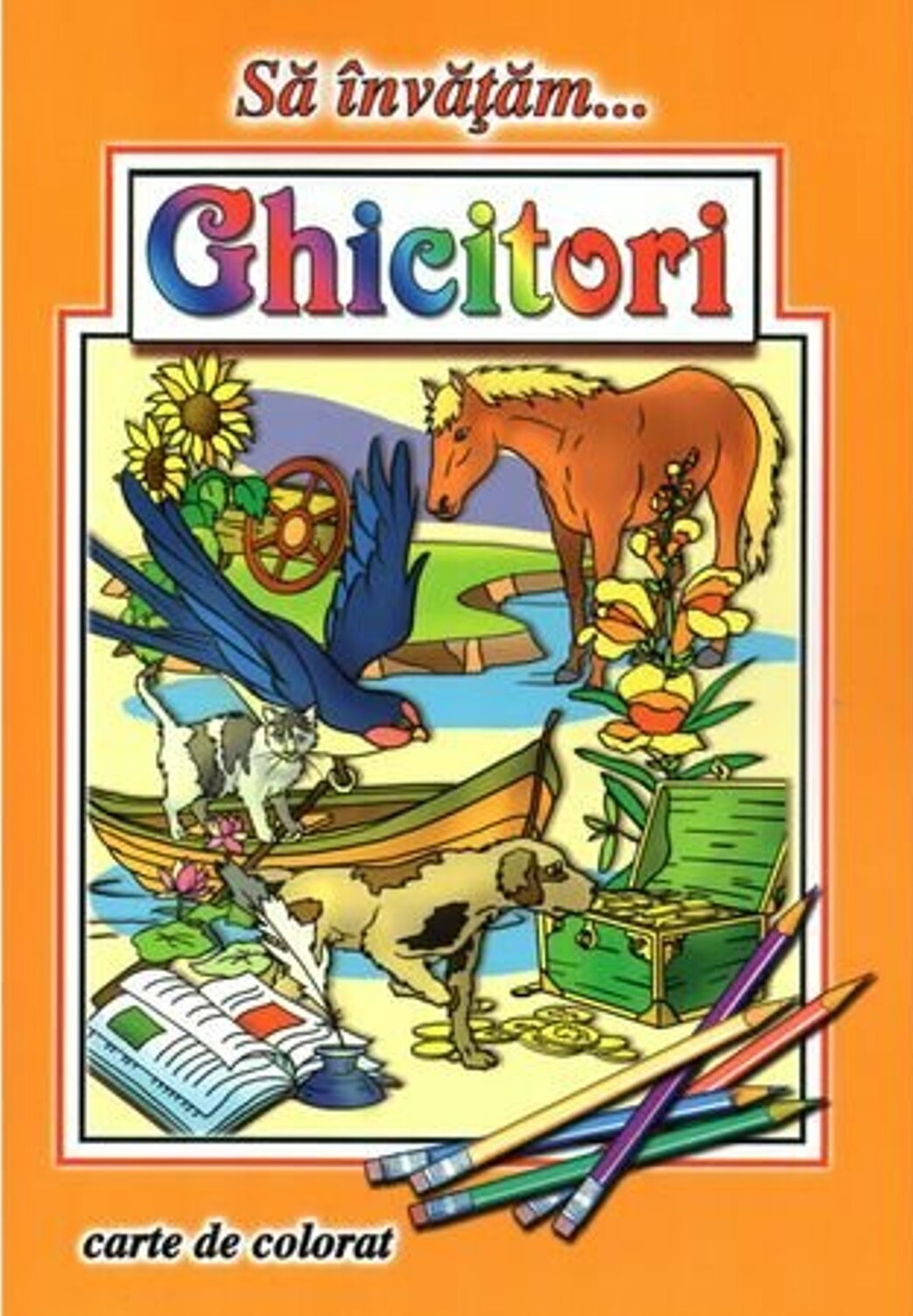 Ghicitori carte colorat