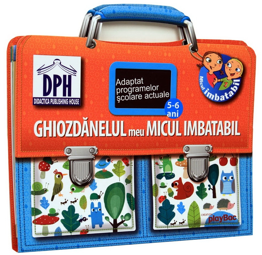 Ghiozdanelul micul imbatabil  5-6 ani-caiet de fise de