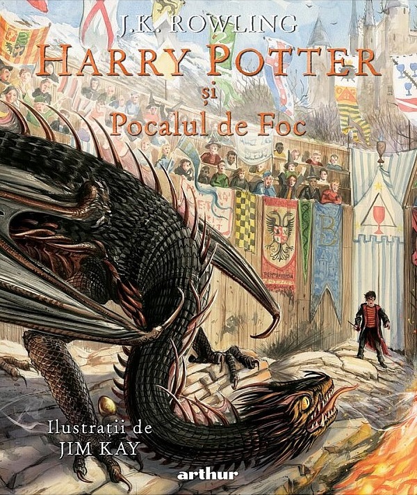 Harry Potter  4 si pocalul de foc (editie ilustrata)