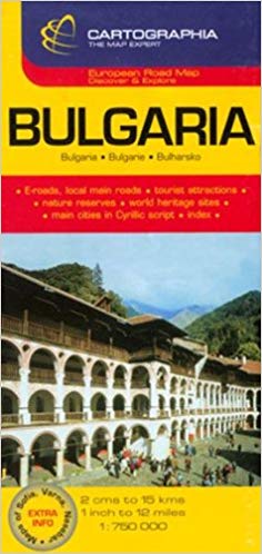 Harta rutiera Bulgaria