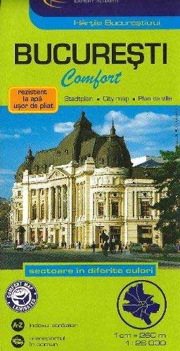 Harta rutiera laminata Bucuresti